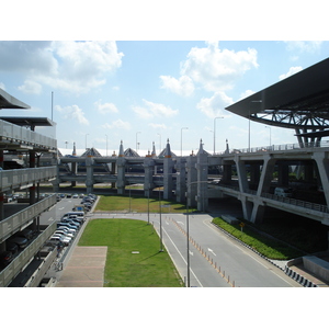 Picture Thailand Bangkok Suvarnabhumi Airport 2007-02 88 - Perspective Suvarnabhumi Airport