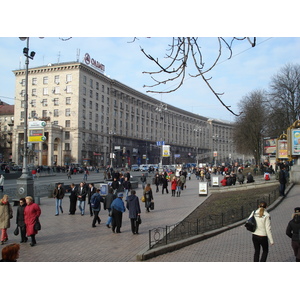 Picture Ukraine Kiev Kreschatyk Street 2007-03 35 - Tourist Attraction Kreschatyk Street