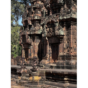 Picture Cambodia Siem Reap ⁨Banteay Srei⁩ 2023-01 32 - Perspective ⁨Banteay Srei⁩