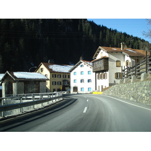 Picture Swiss Chur to St Moritz Road 2007-01 30 - Tourist Attraction Chur to St Moritz Road