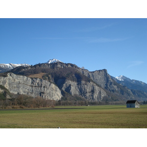 Picture Swiss Chur to Vaduz Road 2007-01 0 - Perspective Chur to Vaduz Road