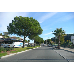 Picture France French Riviera Cagnes sur Mer to Nice road 2007-10 13 - Map Cagnes sur Mer to Nice road