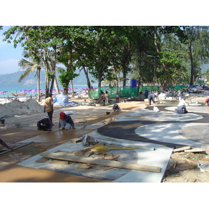 Picture Thailand Phuket Patong Beach Road 2005-12 25 - Tourist Beach Road