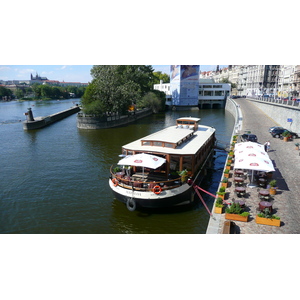 Picture Czech Republic Prague Vltava river 2007-07 33 - Map Vltava river