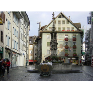 Picture Swiss Lucerne 2001-10 42 - Road Map Lucerne