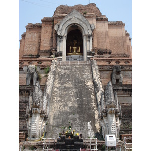 Picture Thailand Chiang Mai Inside Canal Wat Chediluang Varaviharn temple 2006-04 10 - Road Map Wat Chediluang Varaviharn temple