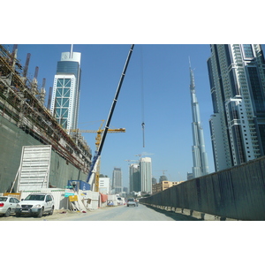 Picture United Arab Emirates Dubai Burj Dubai 2009-01 26 - Road Map Burj Dubai