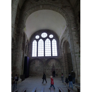 Picture France Mont St Michel Mont St Michel Abbey 2010-04 65 - Perspective Mont St Michel Abbey