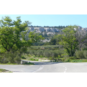 Picture France Provence Mouries to Baux de Provence road 2008-04 16 - Picture Mouries to Baux de Provence road