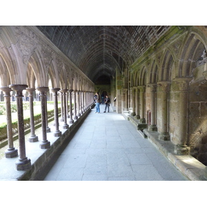 Picture France Mont St Michel Mont St Michel Abbey Cloister 2010-04 69 - Sight Mont St Michel Abbey Cloister