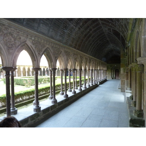 Picture France Mont St Michel Mont St Michel Abbey Cloister 2010-04 32 - Store Mont St Michel Abbey Cloister