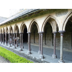 Picture France Mont St Michel Mont St Michel Abbey Cloister 2010-04 88 - Visit Mont St Michel Abbey Cloister