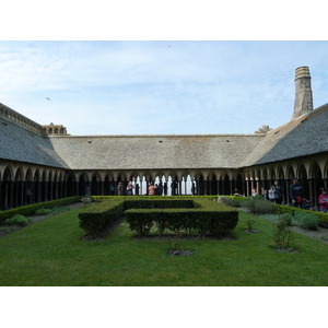 Picture France Mont St Michel Mont St Michel Abbey Cloister 2010-04 83 - Car Rental Mont St Michel Abbey Cloister