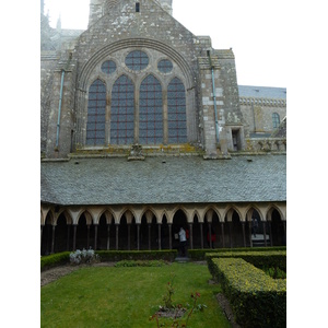 Picture France Mont St Michel Mont St Michel Abbey Cloister 2010-04 82 - Sight Mont St Michel Abbey Cloister