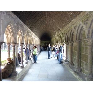 Picture France Mont St Michel Mont St Michel Abbey Cloister 2010-04 81 - Sight Mont St Michel Abbey Cloister