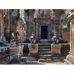 Picture Cambodia Siem Reap ⁨Banteay Srei⁩ 2023-01 29 - View ⁨Banteay Srei⁩