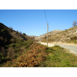 Picture France French Riviera Col de Vence road 2007-01 7 - Road Map Col de Vence road