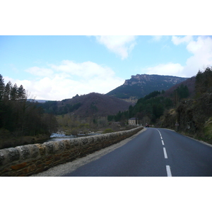 Picture France Cevennes Mountains Cocures to Florac road 2008-04 2 - View Cocures to Florac road