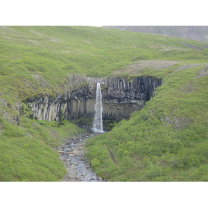 Picture Iceland Svartifoss 2003-06 6 - Pictures Svartifoss