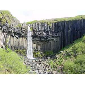 Picture Iceland Svartifoss 2003-06 8 - Road Map Svartifoss