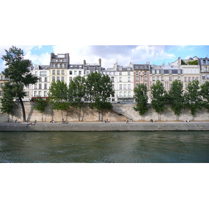 Picture France Paris La seine banks 2007-07 11 - Map La seine banks