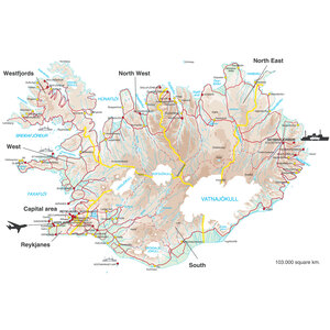 Picture Iceland 2003-06 11 - Road Map Iceland