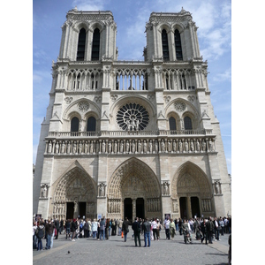 Picture France Paris Notre Dame 2007-05 0 - Road Map Notre Dame