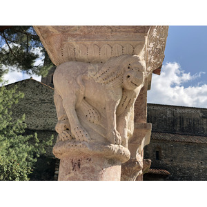 Picture France Abbaye Saint-Michel de Cuxa 2018-04 55 - Perspective Abbaye Saint-Michel de Cuxa