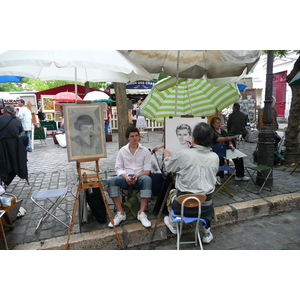 Picture France Paris Place du Tertre 2007-06 3 - Map Place du Tertre