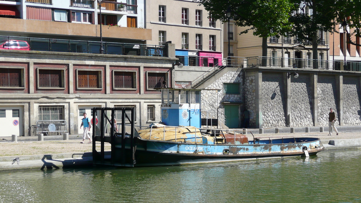 Picture France Paris Canal St Martin 2007-08 123 - Street Canal St Martin