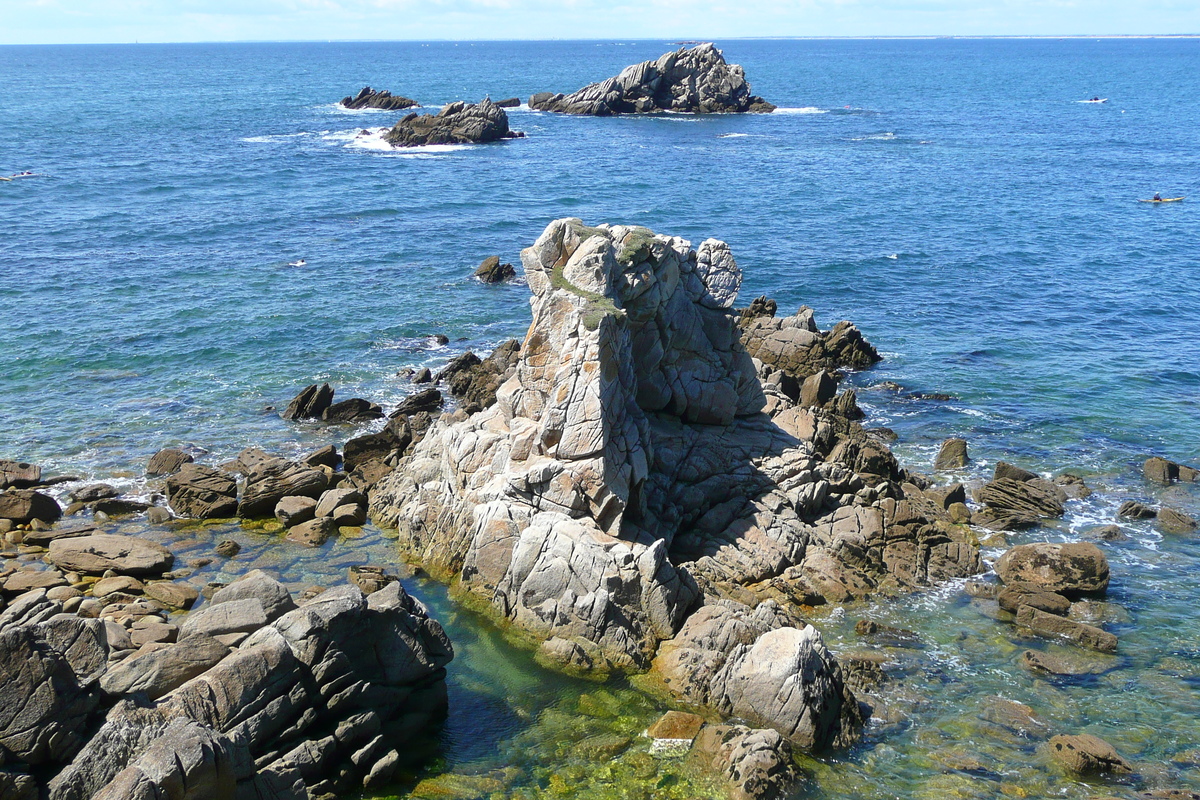 Picture France Quiberon peninsula Pointe du Percho 2008-07 7 - Waterfall Pointe du Percho