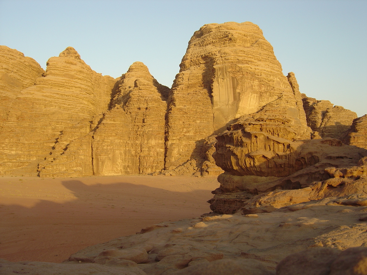 Picture Jordan Wadi Rum Desert 2004-10 81 - Sunset Wadi Rum Desert