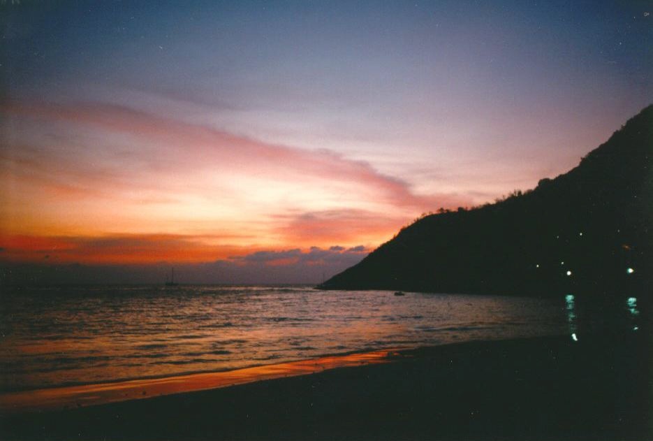 Picture Thailand Phuket 1994-02 10 - Sunset Phuket