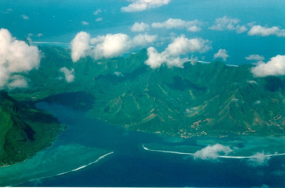 Picture Polynesia Moorea 1993-04 2 - Waterfalls Moorea