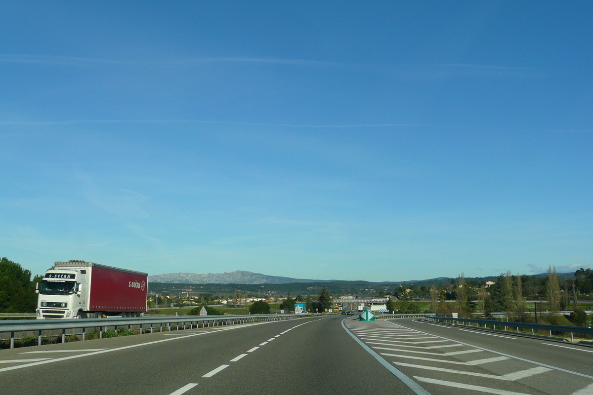 Picture France French Riviera Le Luc to Aix Road 2008-04 1 - Lake Le Luc to Aix Road