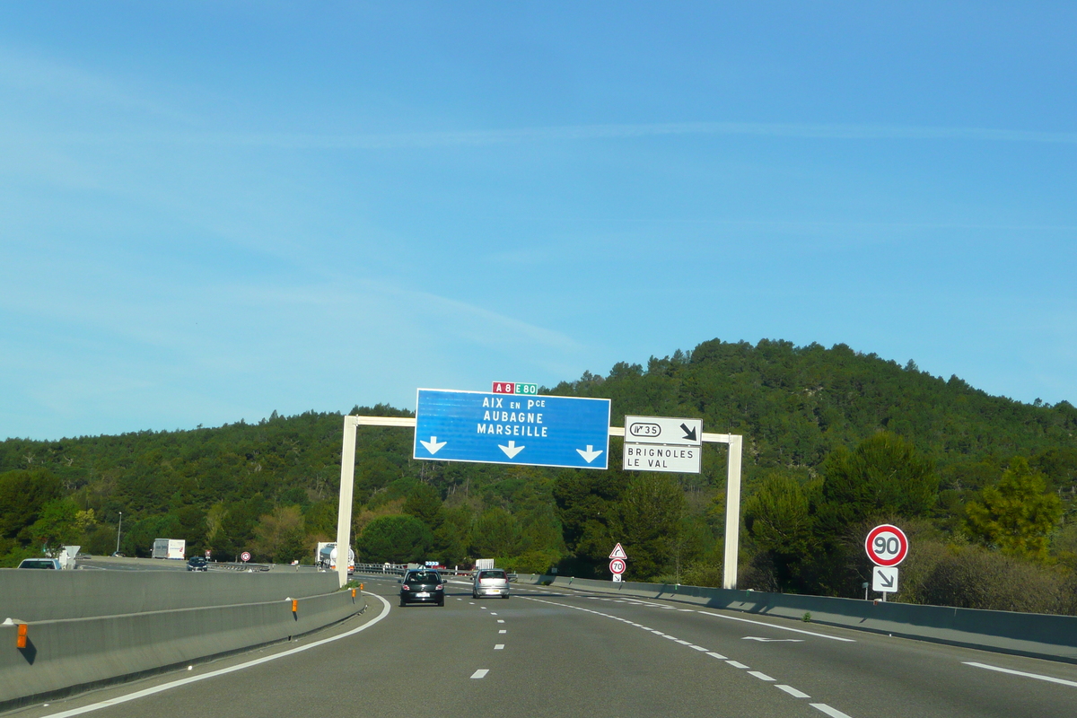 Picture France French Riviera Le Luc to Aix Road 2008-04 14 - Rain Season Le Luc to Aix Road