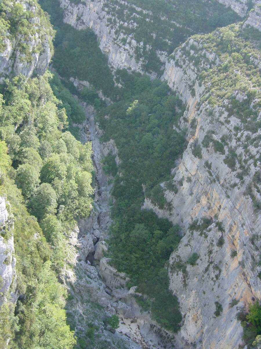 Picture France Gorges du Verdon 2002-09 15 - Sunset Gorges du Verdon