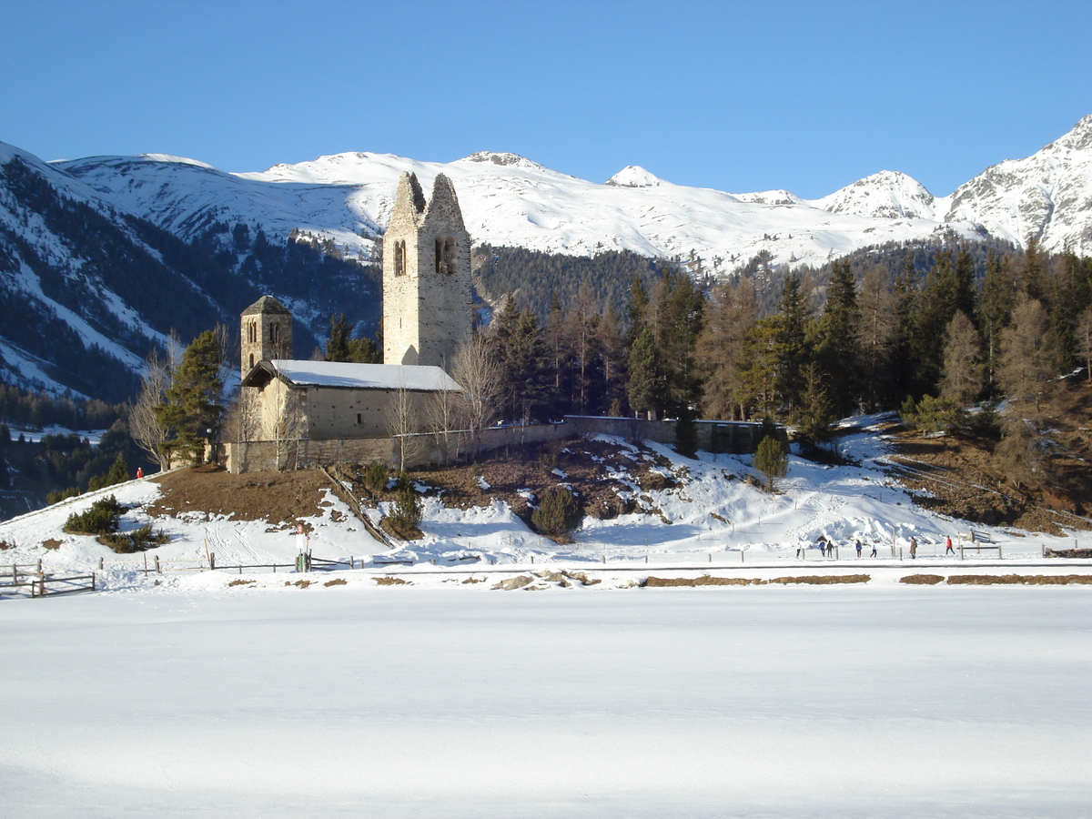 Picture Swiss Pontresina to St Moritz Road 2007-01 5 - Restaurant Pontresina to St Moritz Road