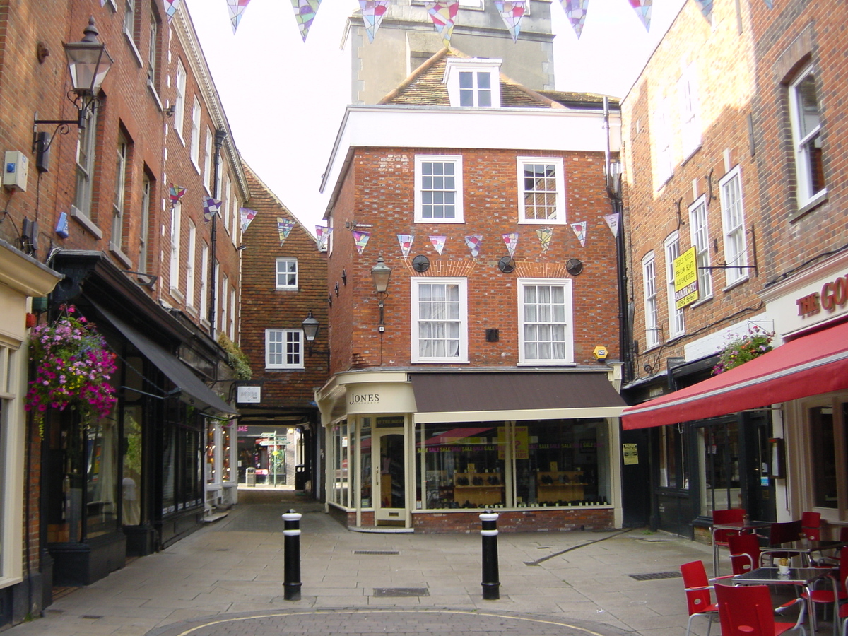 Picture United Kingdom Winchester 2003-08 21 - Walking Street Winchester