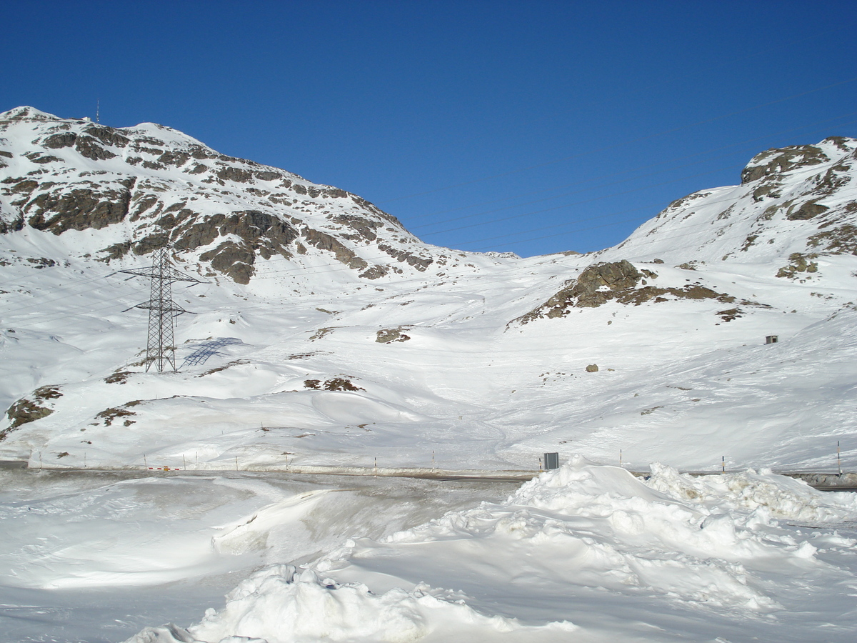 Picture Swiss From Pontresina to Lago Bianco 2007-01 13 - City View From Pontresina to Lago Bianco