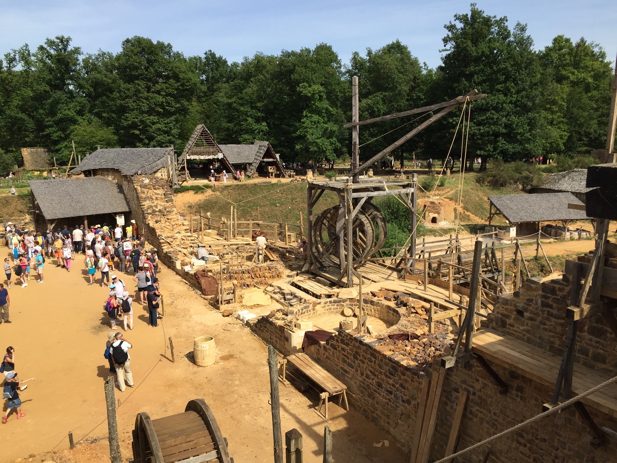 Picture France Guedelon 2017-07 58 - City View Guedelon