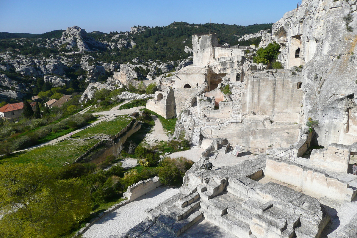 Picture France Baux de Provence Baux de Provence Castle 2008-04 41 - City View Baux de Provence Castle