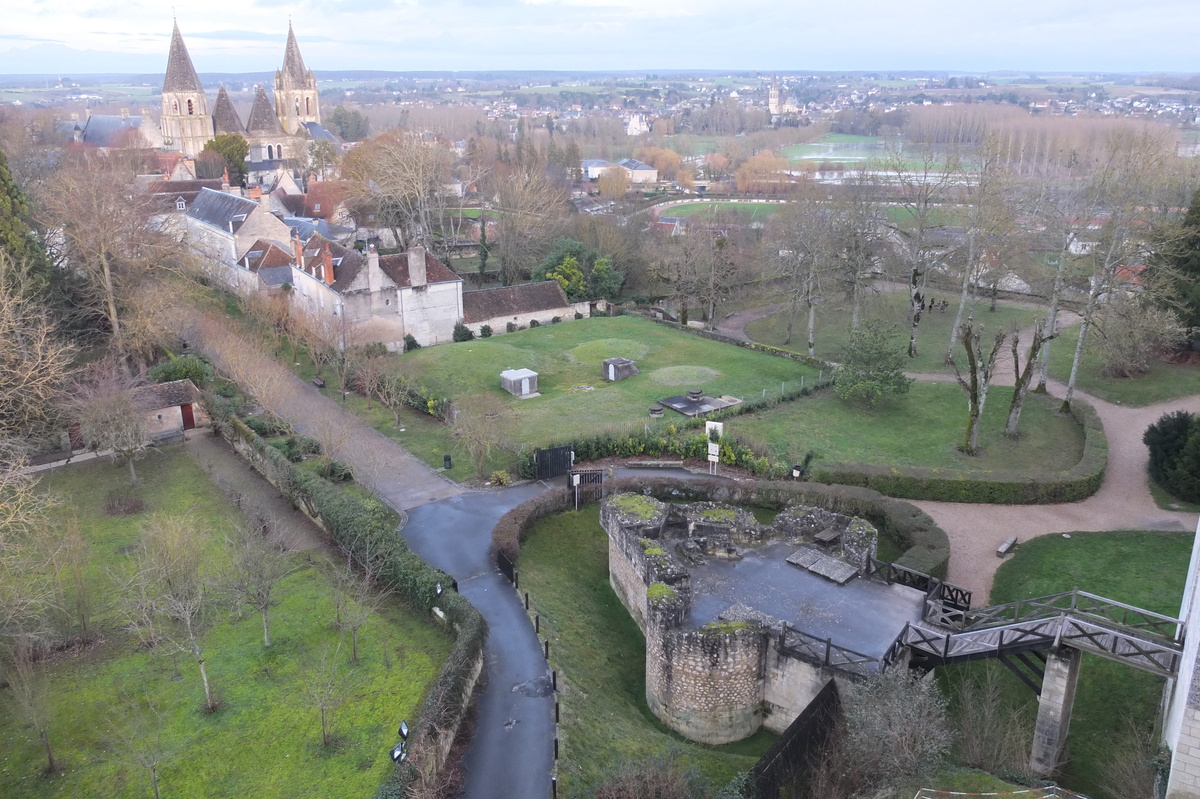 Picture France Loches Castle 2013-01 35 - City View Loches Castle