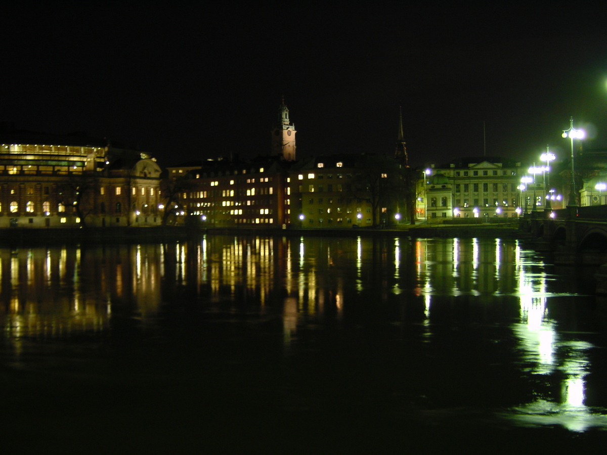 Picture Sweden Stockholm 2001-03 18 - Night Stockholm