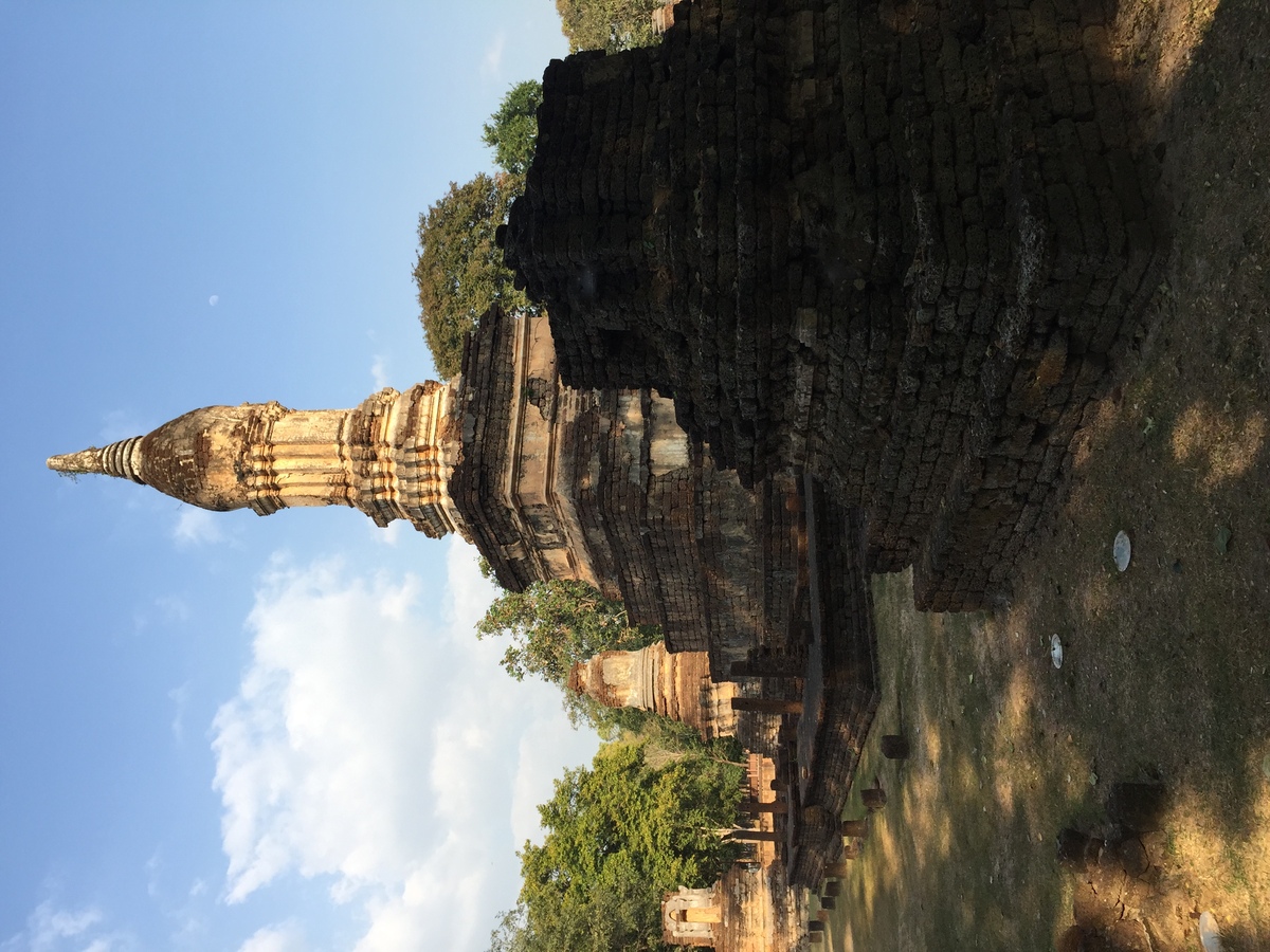 Picture Thailand Si satchanalai historical park 2014-12 16 - Sunset Si satchanalai historical park