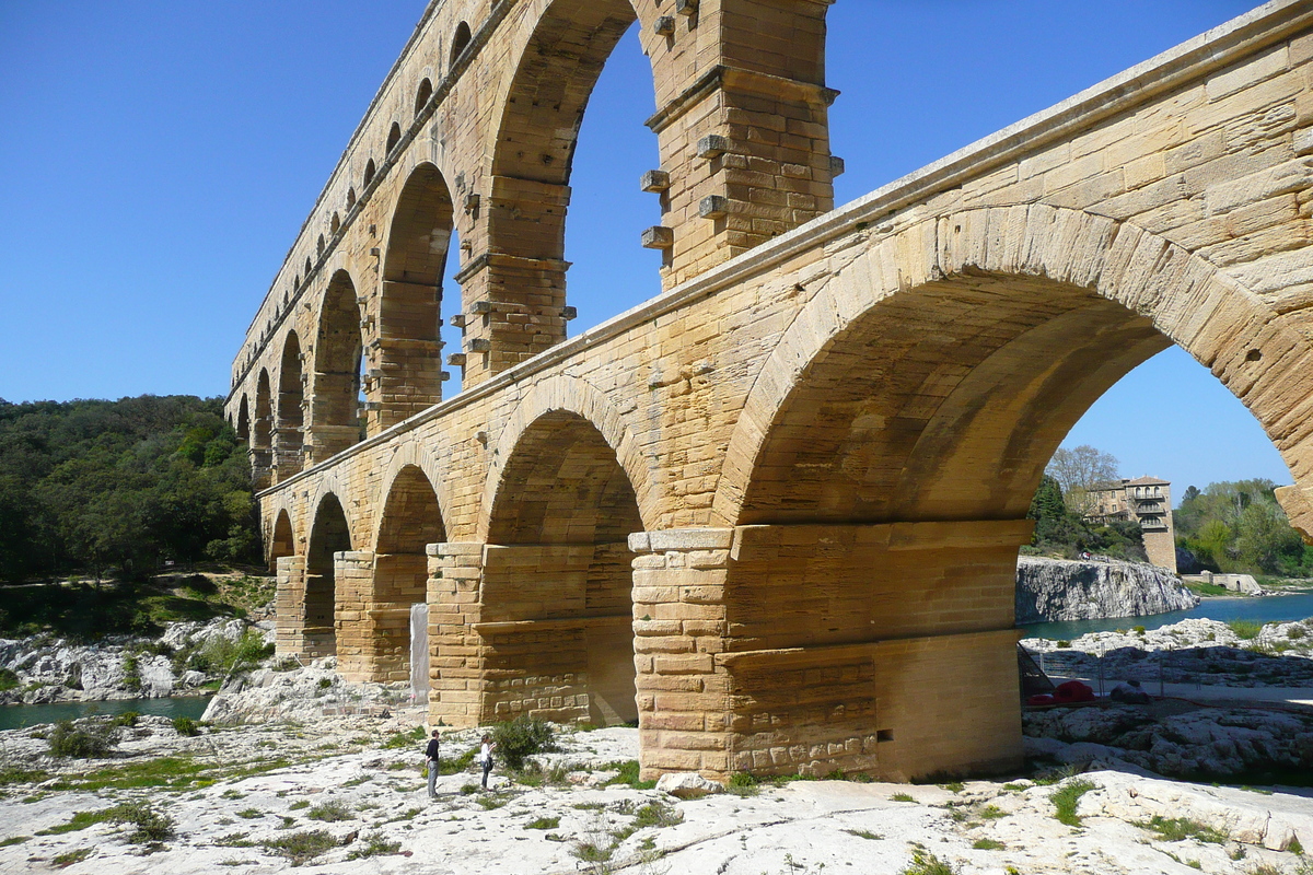 Picture France Pont du Gard 2008-04 40 - To see Pont du Gard