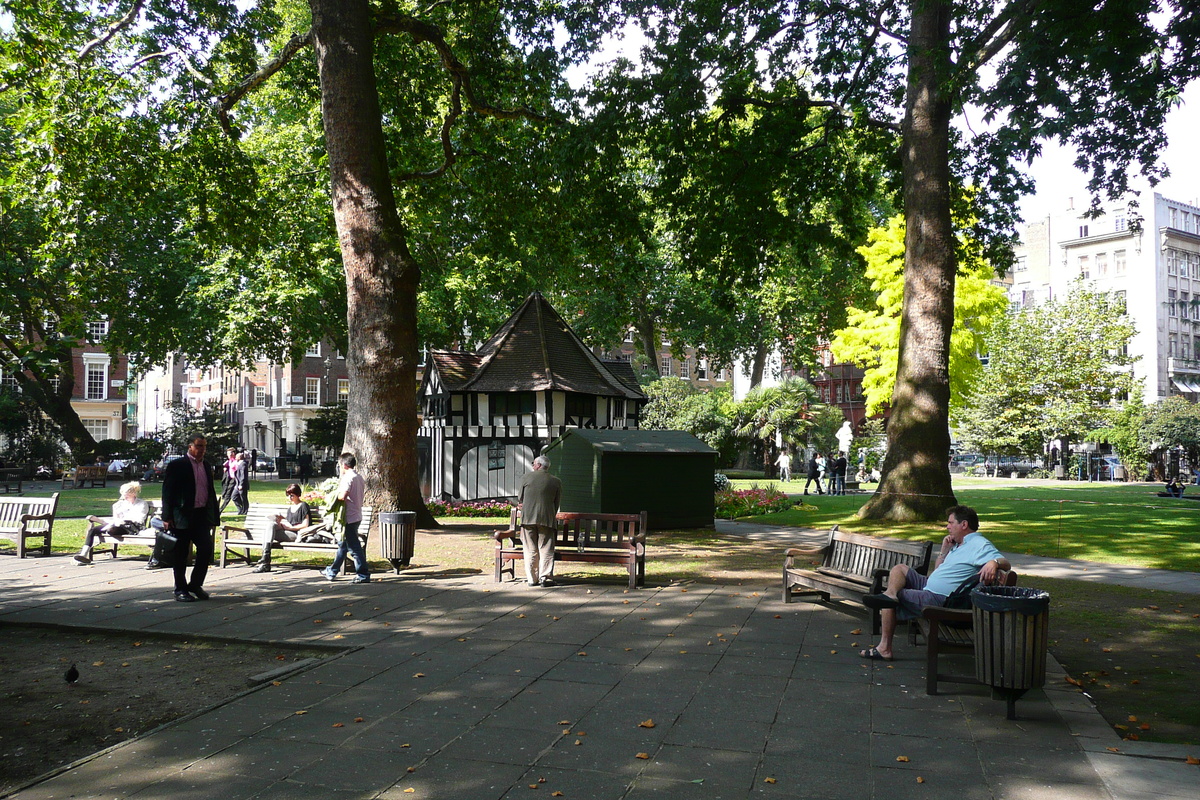 Picture United Kingdom London Soho Square 2007-09 1 - Sunset Soho Square