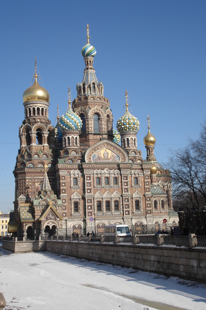 Picture Russia St Petersburg Cathedral of the savior on blood 2006-03 14 - Monuments Cathedral of the savior on blood