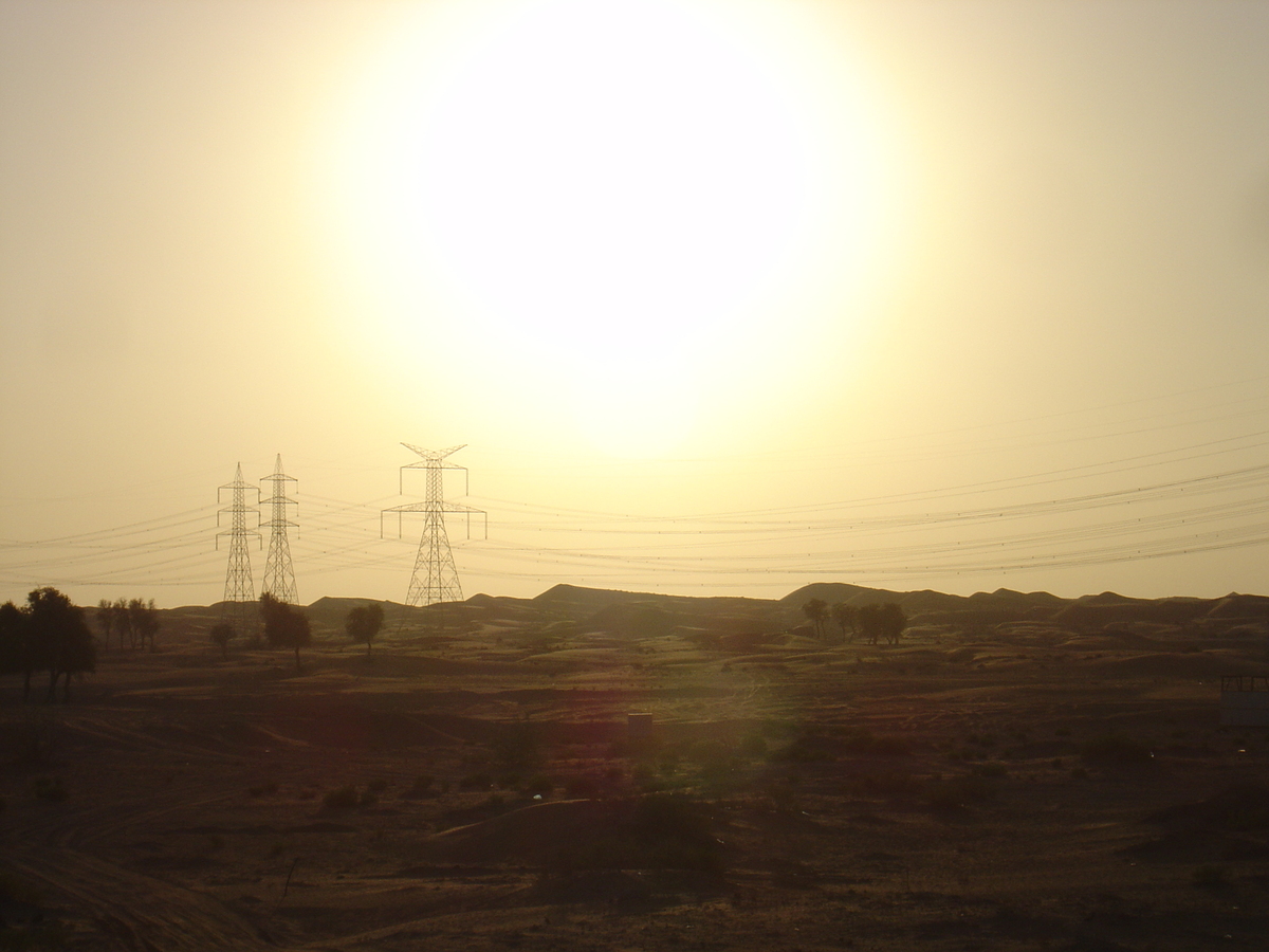 Picture United Arab Emirates Al Ain Desert 2005-11 20 - Sunset Desert