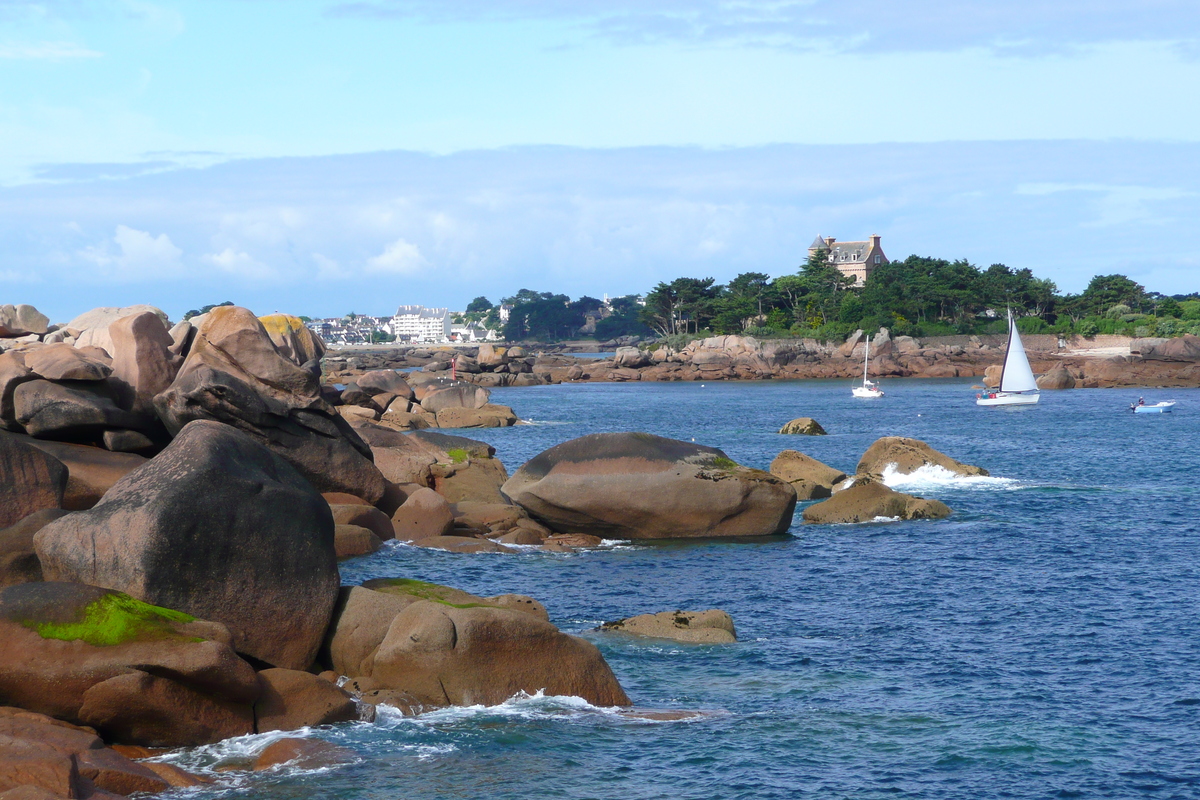 Picture France Perros Guirec Cote de granite rose 2007-08 20 - Sunset Cote de granite rose